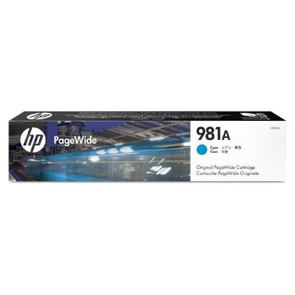 Imagem de HP original ink J3M68A, HP 981A, cyan, 6000str., 70ml, HP PageWide Enterprise Color 556, MFP 586