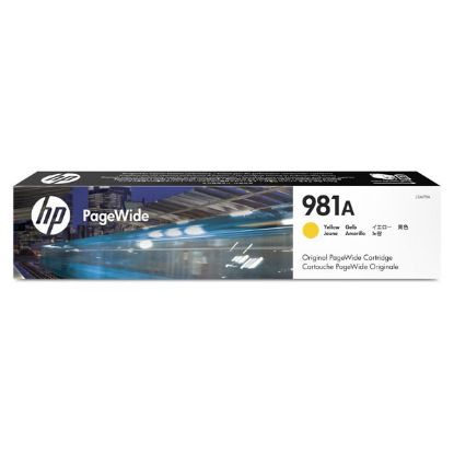 Imagem de HP original ink J3M70A, HP 981A, yellow, 6000str., 70ml, HP PageWide Enterprise Color 556, MFP 586