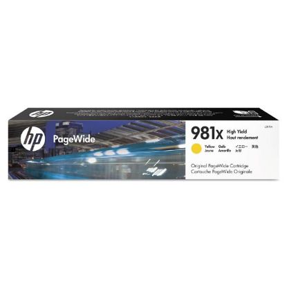 Imagem de HP original ink L0R11A, HP 981X, yellow, 10000str., 114.5ml, high capacity, HP PageWide MFP E58650, 556, Flow 586