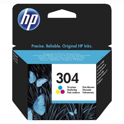 Imagem de HP original ink N9K05AE#301, HP 304, Tri-color, blister, 100str., HP DeskJet 2620,2630,2632,2633,3720,3730,3732,3735