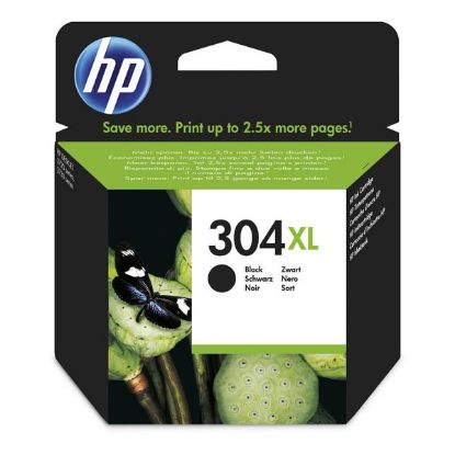 Imagem de HP original ink N9K08AE, HP 304XL, black, 300str., 5.5ml, HP DeskJet 2620,2630,2632,2633,3720,3730,3732,3735