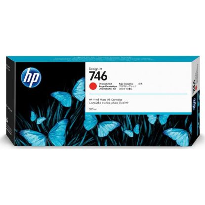 Imagem de HP original ink P2V81A, HP 746, chromatic red, 300ml, HP HP DesignJet Z6, Z9+