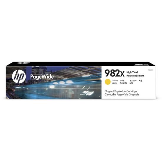 Imagem de HP original ink T0B29A, HP 982X, yellow, 16000str., high capacity, HP PageWide Enterprise Color 765, 780, 785