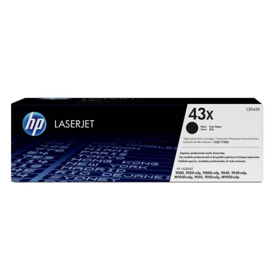 Imagem de HP original toner C8543X, black, 30000str., HP 43X, HP LaserJet 9000, 9040, 9050, N, DN, mfp, O