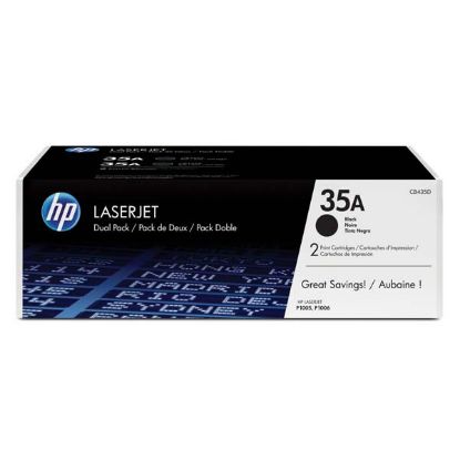 Imagem de HP original toner CB435AD, black, 3000 (2x1500)str., HP 35A, HP LaserJet P1005, 1006, dual pack, 2ks, O