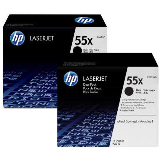 Imagem de HP original toner CE255X, black, 12500str., HP 55X, HP LaserJet P3015, LaserJet Pro 500 MFP M521dn, O