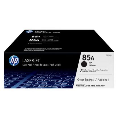 Imagem de HP original toner CE285AD, black, 1600str., HP 85A, HP LJ Pro M1132, M1136, M1212, M1217, P1102, P1106, M, dual pack, O