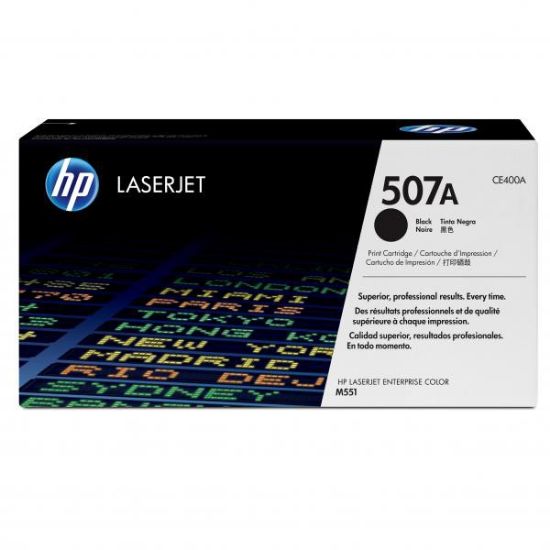 Imagem de HP original toner CE400A, black, 5500str., HP 507A, HP LaserJet Enterprise 500 color M551, O