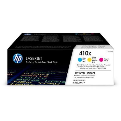 Imagem de HP original toner CF252XM, CMY, 15000 (3x5000)str., HP 410X, high capacity, HP LaserJet Pro M452, MFP M377, MFP M477, 3ks, O