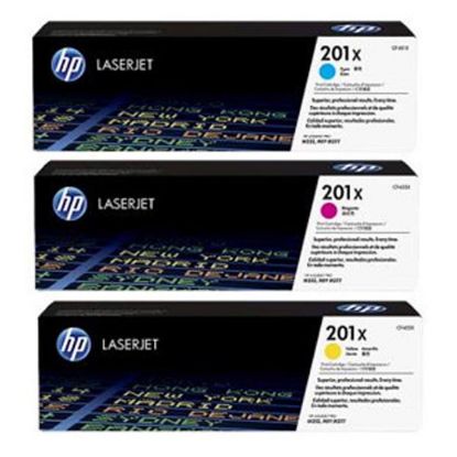 Imagem de HP original toner CF253XM, CMY, 6900 (3x2300)str., HP 201X, HP Color LaserJet MFP M277, Pro M252, M274, 3ks, O