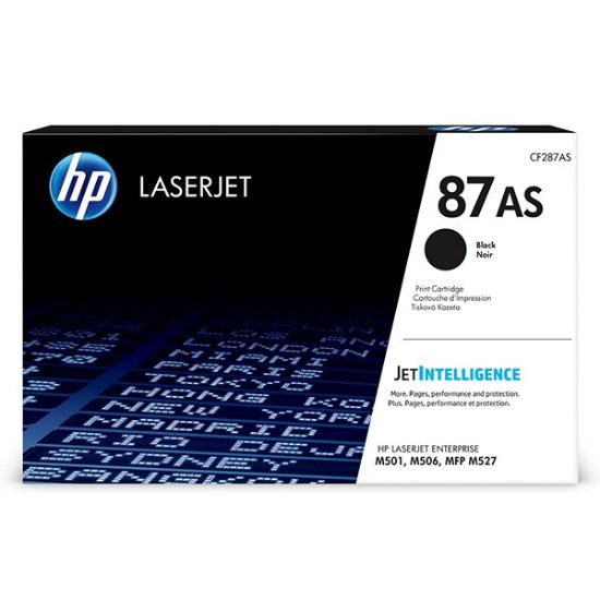 Imagem de HP original toner CF287AS, black, 6000str., HP 87AS, low capacity, HP LJ Enterprise M506, HP LJ Pro MFP M527, O