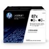 Imagem de HP original toner CF287XD, black, 36000 (2x18000)str., HP 87X, HP LaserJet Enterprise M506dh,dn,n,x, M501n, dual pack, 2x2,7 kg, O