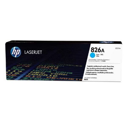 Imagem de HP original toner CF311A, cyan, 31500str., HP 826A, HP Color LaserJet Enterprise M855dn, M855x+, M855x+, O