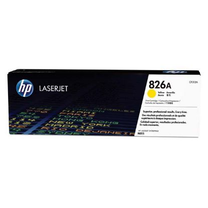 Imagem de HP original toner CF312A, yellow, 31500str., HP 826A, HP Color LaserJet Enterprise M855dn, M855x+, M855x+, O