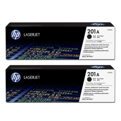 Imagem de HP original toner CF400XD, black, 5600 (2x2800)str., HP 201X, HP Color LaserJet MFP M277, Pro M252, M274, dual pack, 2x770g, O