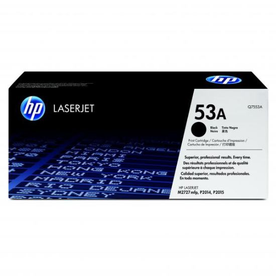 Imagem de HP original toner Q7553A, black, 3000str., HP 53A, HP LaserJet P2010, P2015, O