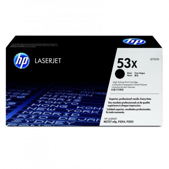 Imagem de HP original toner Q7553X, black, 7000str., HP 53X, HP LaserJet P2010, P2015, O