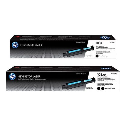 Imagem de HP original toner reload kit W1103AD, black, 5000 (2x2500)str., HP 103AD, HP Neverstop Laser MFP 1200, Neverstop Laser 1000, dual