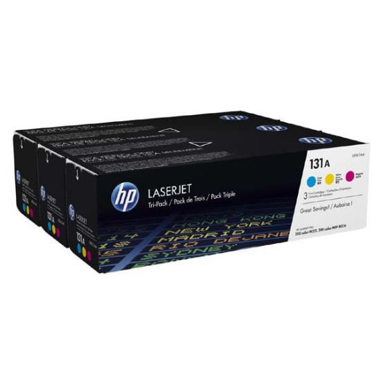 Imagem de HP original toner U0SL1AM, CMY, 5400 (3x1800)str., HP 131A CMY, HP LaserJet Pro M276, M251, 3ks, O