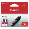 Imagem de Canon original ink CLI551M XL, magenta, 11ml, 6445B001, high capacity, Canon PIXMA iP7250, MG5450, MG6350, MG7550