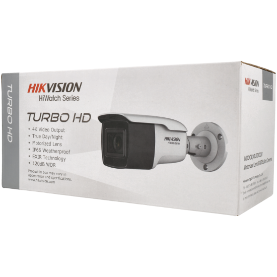 Imagem de Câmara HIKVISION bullet 4 em 1 (cvi, tvi, ahd e analógico) de 8 megapixels e lente zoom óptico