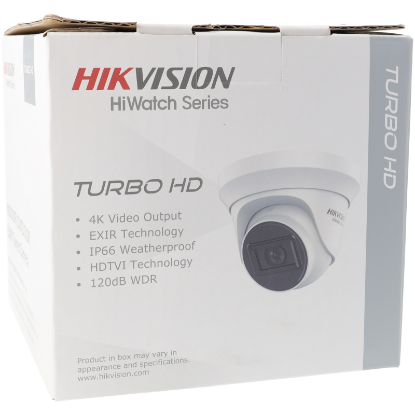 Imagem de Câmara HIKVISION dome 4 em 1 (cvi, tvi, ahd e analógico) de 8 megapixels e lente fixa