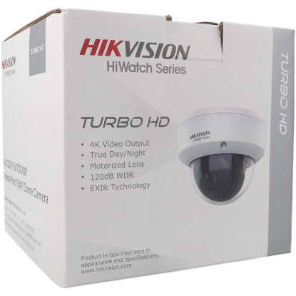 Imagem de Câmara HIKVISION dome 4 em 1 (cvi, tvi, ahd e analógico) de 8 megapixels e lente zoom óptico