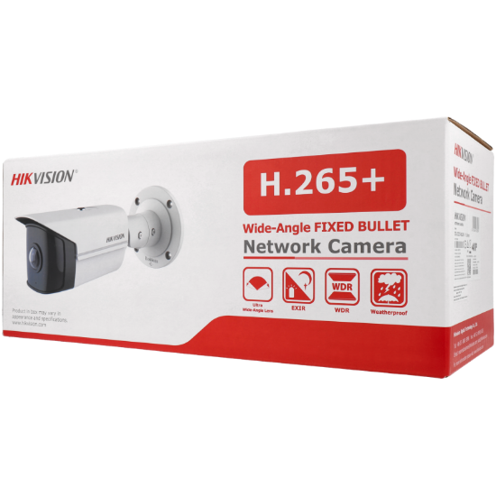 Imagem de Câmara HIKVISION PRO bullet ip de 4 megapixels e lente fixa