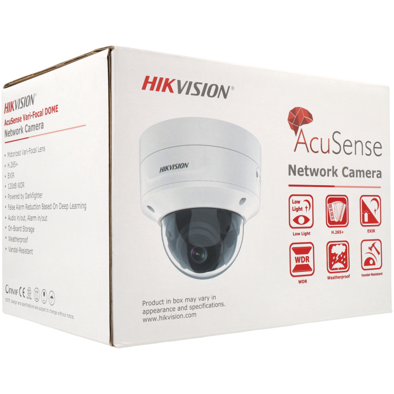 Bapei Informática Câmara Hikvision Pro Dome Ip De 4 Megapixels E Lente