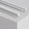 Imagem de Perfil de Alumínio com Tampa Contínua Integração em Gesso/Pladur para Fita LED Até 15mm